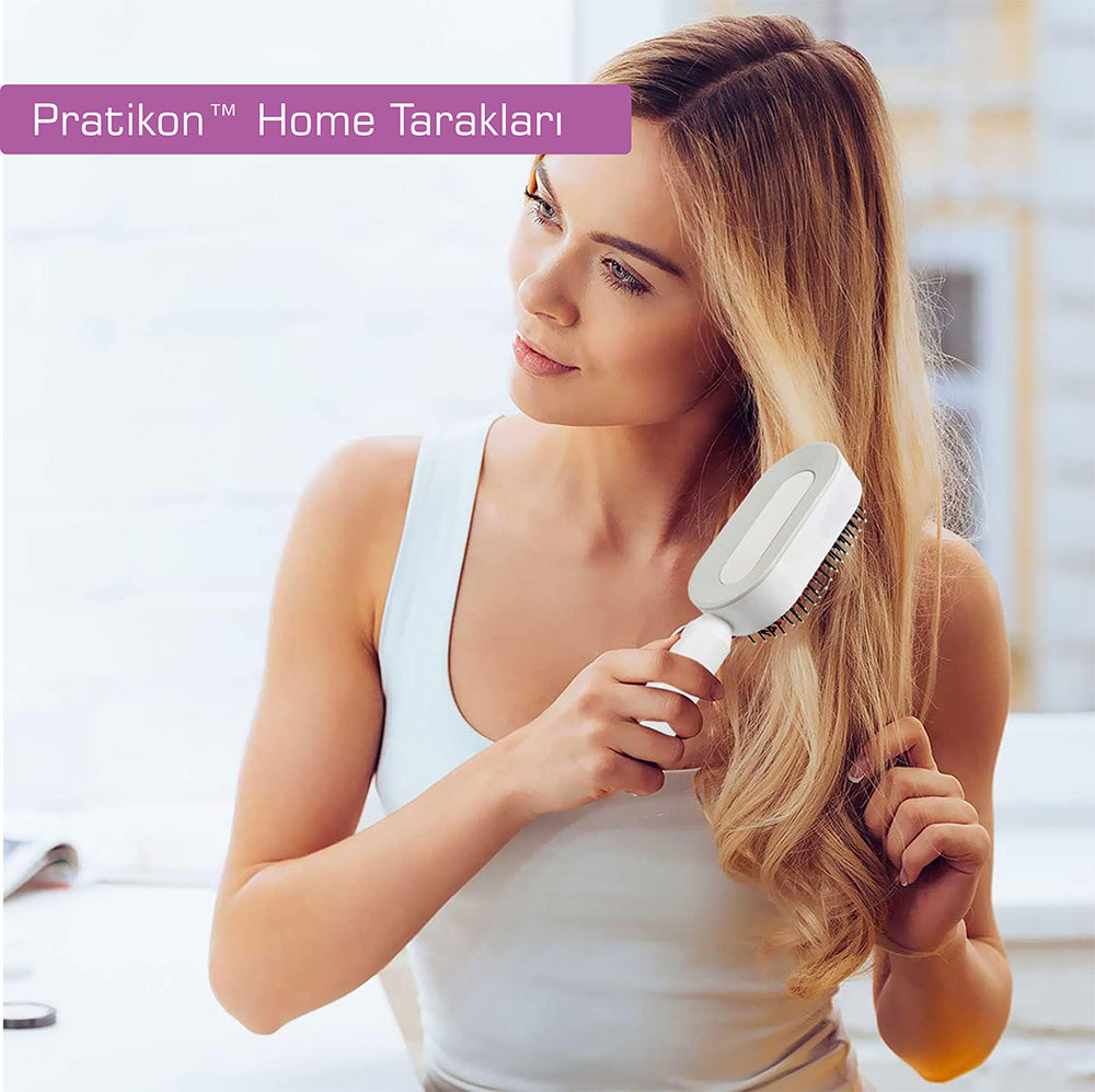 Pratikon™ 3D Hava Yastıklı Masajlı Saç Fırçası